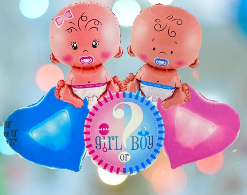 Baby Shower Foil Balloon Bouquet