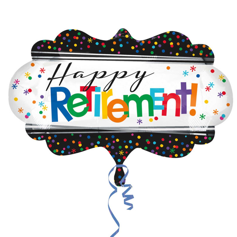 Retirement Party Foil Balloon