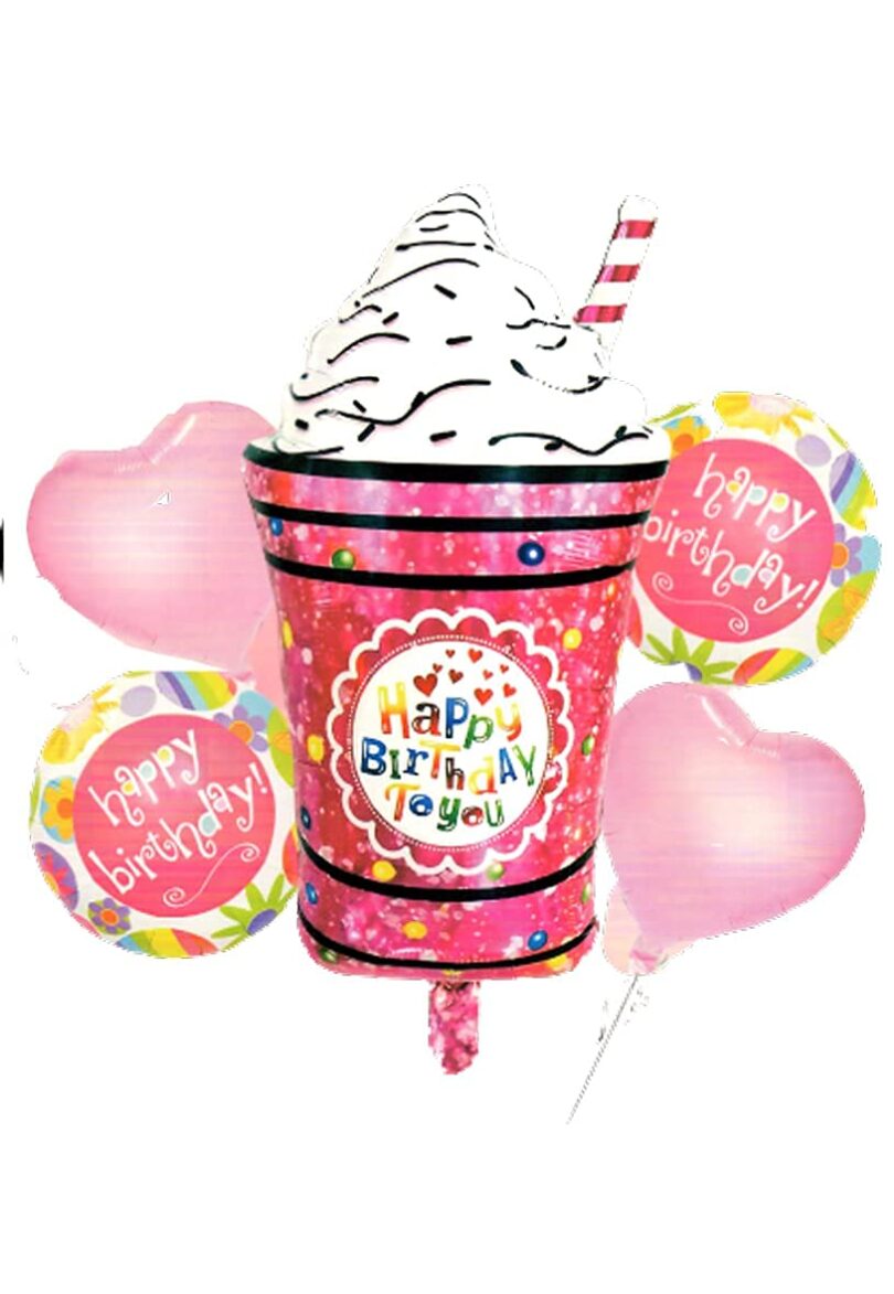 Ice Cream Foil Balloons (set of 5 pcs)