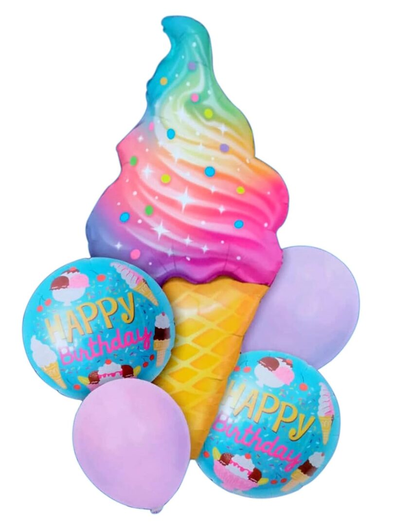 Softy Shape Kids Birthday Foil Balloon For Decoration (pack of 5 pcs)