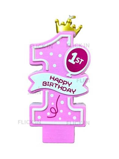 1st Birthday Candles (pack of 1 pcs )