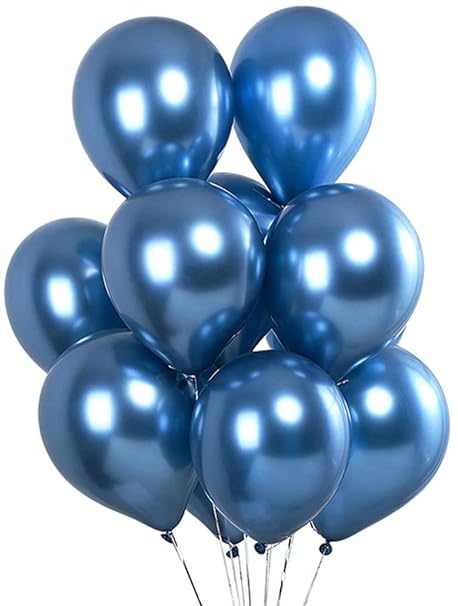 Chrome Balloons for Birthday (pack of 50 pcs )