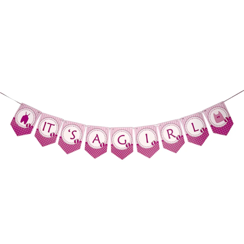 It's a Boy Or Its a Girl Paper Wall Banner (pack of 1 pc) - Image 2